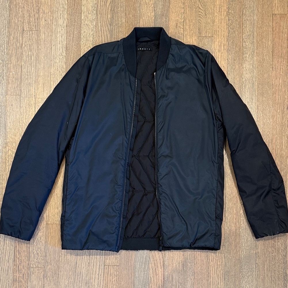 Theory Men's Black Bomber Jacket